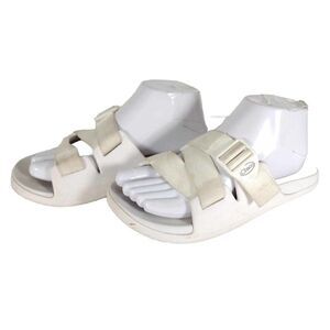 Chaco Women's Lowdown US7 EU38 White Strappy Outdoor Sports Slide Sandals Shoes